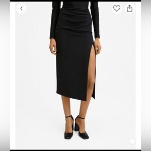 MANGO Vent Slit skirt
